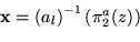 \begin{displaymath}\pi_{*j}:z\mapsto
\left\{\begin{array}{ll}
x_j &\mbox{\rm ...
...} \\
\perp &\mbox{\rm en otro caso. }
\end{array}\right.
\end{displaymath}