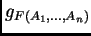 $g_{F(A_1, \ldots, A_n)}$