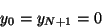 \begin{displaymath}
y_{0} = y_{N + 1} = 0
\end{displaymath}