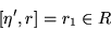 \begin{displaymath}[\eta^\prime,r]=r_1\in R\end{displaymath}