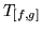 $T_{[f,g]}$