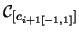 $ {\mathcal{C}_{[{{c}_{i+1{[-1,1]}}}]}}$