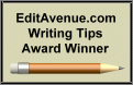 EditAvenue Writing Tips Award Winner