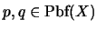 $p,q\in \mbox{\rm Pbf}(X)$