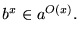 $\mbox{\it Exp}=\bigcup_{k\geq 0}e^{O(n^k)}.$