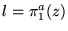 $\mbox{\bf x}=\left(a_l\right)^{-1}(\pi^a_2(z))$
