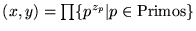 $\forall p : z_p=\mathop{\rm Min}\{\mbox{\it exp}(x,p),\mbox{\it exp}(y,p)\}.$