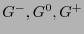 $G^-,G^0,G^+$