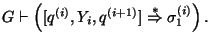 $q^{(2)},q^{(3)},\ldots,q^{(m)},q^{(m+1)}=q'\in Q$