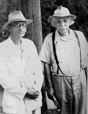 Gödel y Einstein en 1950