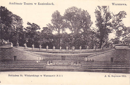 Teatro en el Agua, Jardin Lazienki en Varsovia