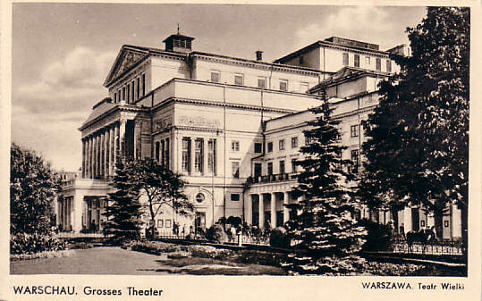 Teatro Wielki en Varsovia